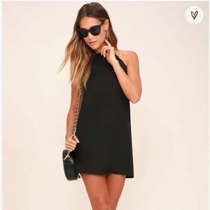 Lulu’s Endlessly Endearing Black Dress size XS